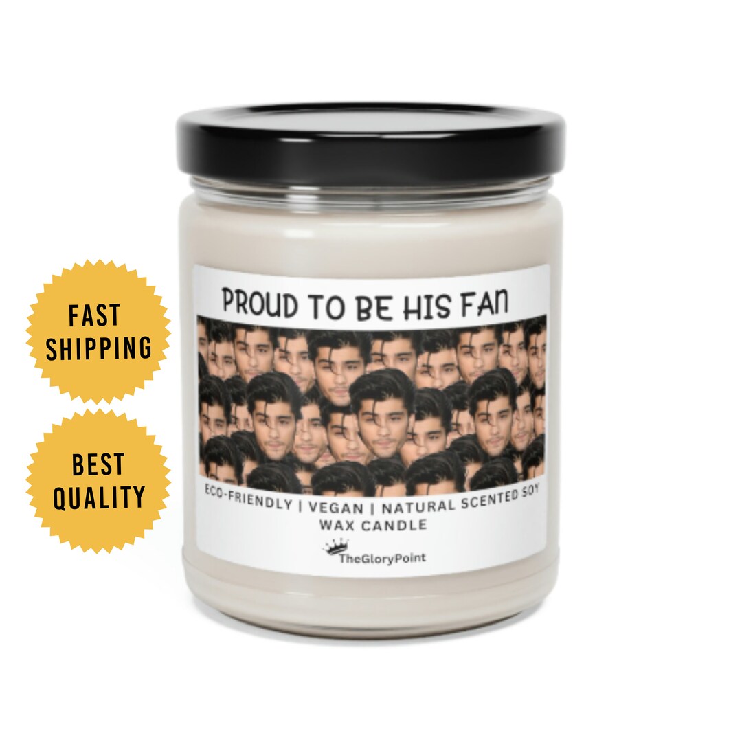 Zayn Malik Celebrity Prayer Candle 9 Oz Scented Soy Candle Etsy