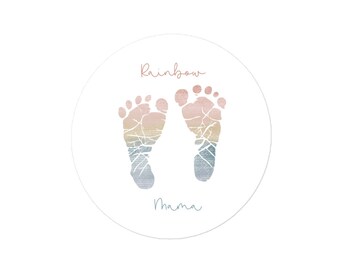 Rainbow Baby Sticker- Pregnancy and Infant Loss Awareness, Pregnancy, Birth, Motherhood, Mama, Loss Mom, Miscarriage, Stillbirth