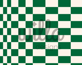 Patrón de verificación verde, patrón repetido para uso comercial, archivo de ropa de bebé hecha a mano, patrón sin costuras verde y amarillo