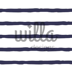 Ränder sömlösa mönster, marinblå ränder, tapetränder, barnkläder, digital fil för tygtryck
