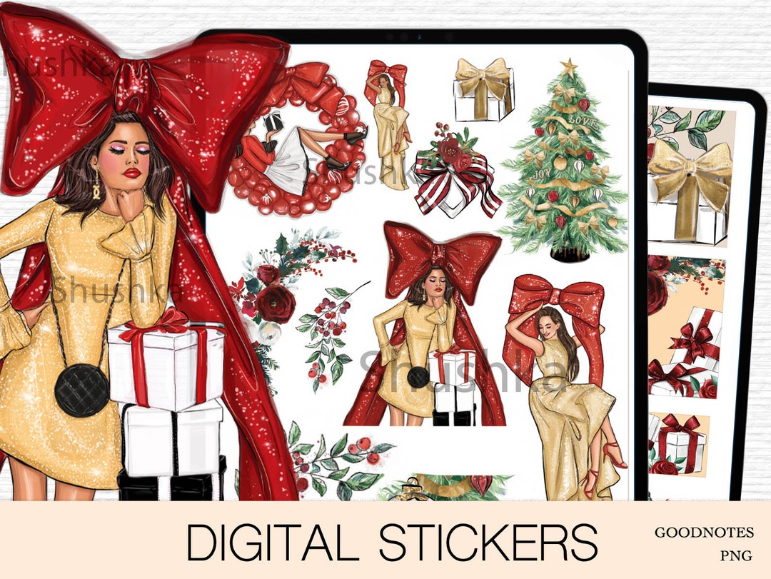 Digital Stickers, Goodnotes 5 Planner, Christmas Reminders, Goodnotes
