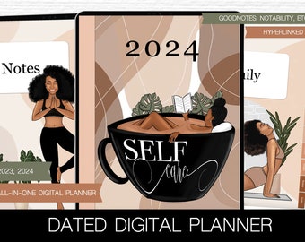 Digital planner 2024, Goodnotes 5 planner, iPad planner, Notability planner, Dated digital planner 2024, Digital calendar