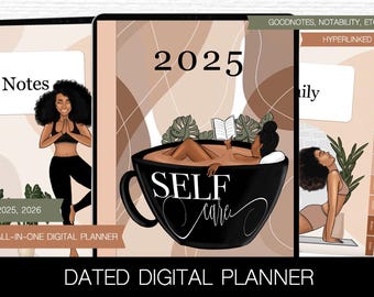 Digital planner 2025 Goodnotes 5 planner iPad planner Notability planner Dated digital planner 2025 Digital calendar all-in-one bundle PDF