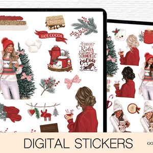 Christmas Goodnotes Digital Planner Christmas Stickers, Christmas Digital Planning Modern Stickers Goodnotes 5 Planner IPad Planner deco kit