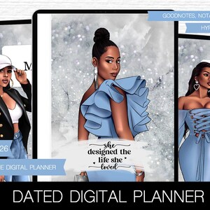 Digitaler Planer 2025 Goodnotes 5 Kalender iPad Jährliche Notability Planer Täglich Wöchentlich Datiert digitaler Planer 2025 Digital Monthly Journal Kit