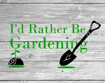 Gardening SVG: Funny Gardener Vector Cut File (Digital Download)