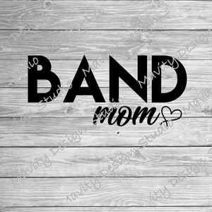 Band mom PNG for tshirt | cute band mom svg for cricut | sublimation |