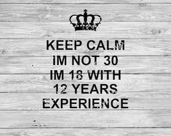 30th Birthday SVG: Funny Dirty Thirty T-Shirt Design (Digital Download)
