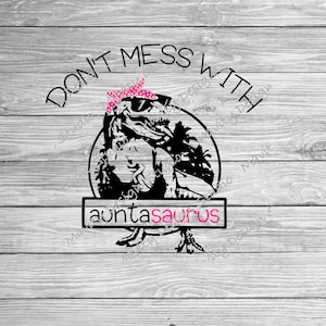 Mamasaurus T-Shirt SVG: Dinosaur Clipart, PNG, Vector (Digital Download)