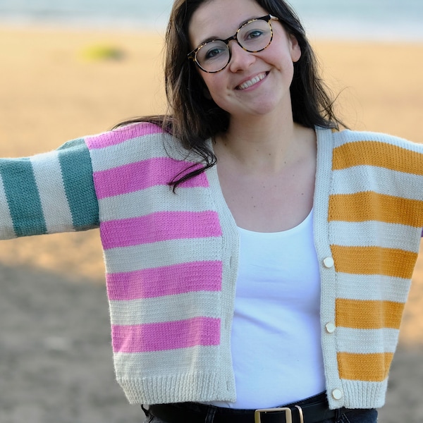 Corran Cardigan Pattern TheCreabeaDesigns - Etsy
