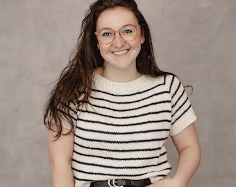 Breipatroon Tolsta-T-shirt: standaard raglan-T-shirt (pdf-patroon)