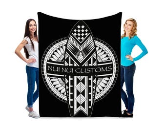 NUI SURFBOARD LOGO Oversized Blanket