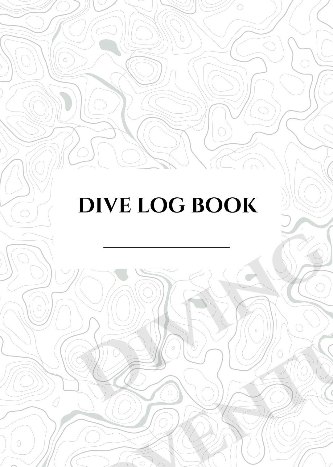 Technical Dive Log Book Pages Printable Diving Log Scuba Etsy