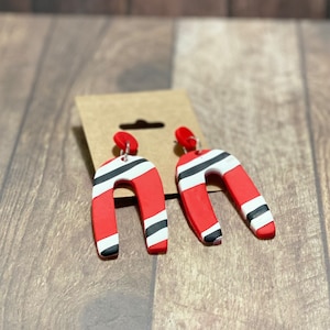 Georgia Stripe Arch Earrings