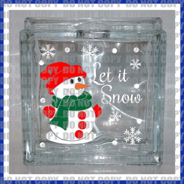 Glass Block Decals Etsy