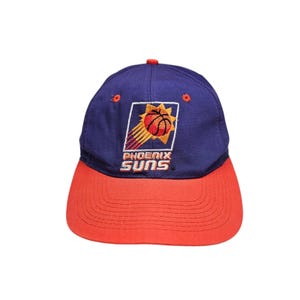 Vintage Phoenix Suns Snapback Hat Purple Embroidered C Competitor NBA Basketball - Vintage Sports