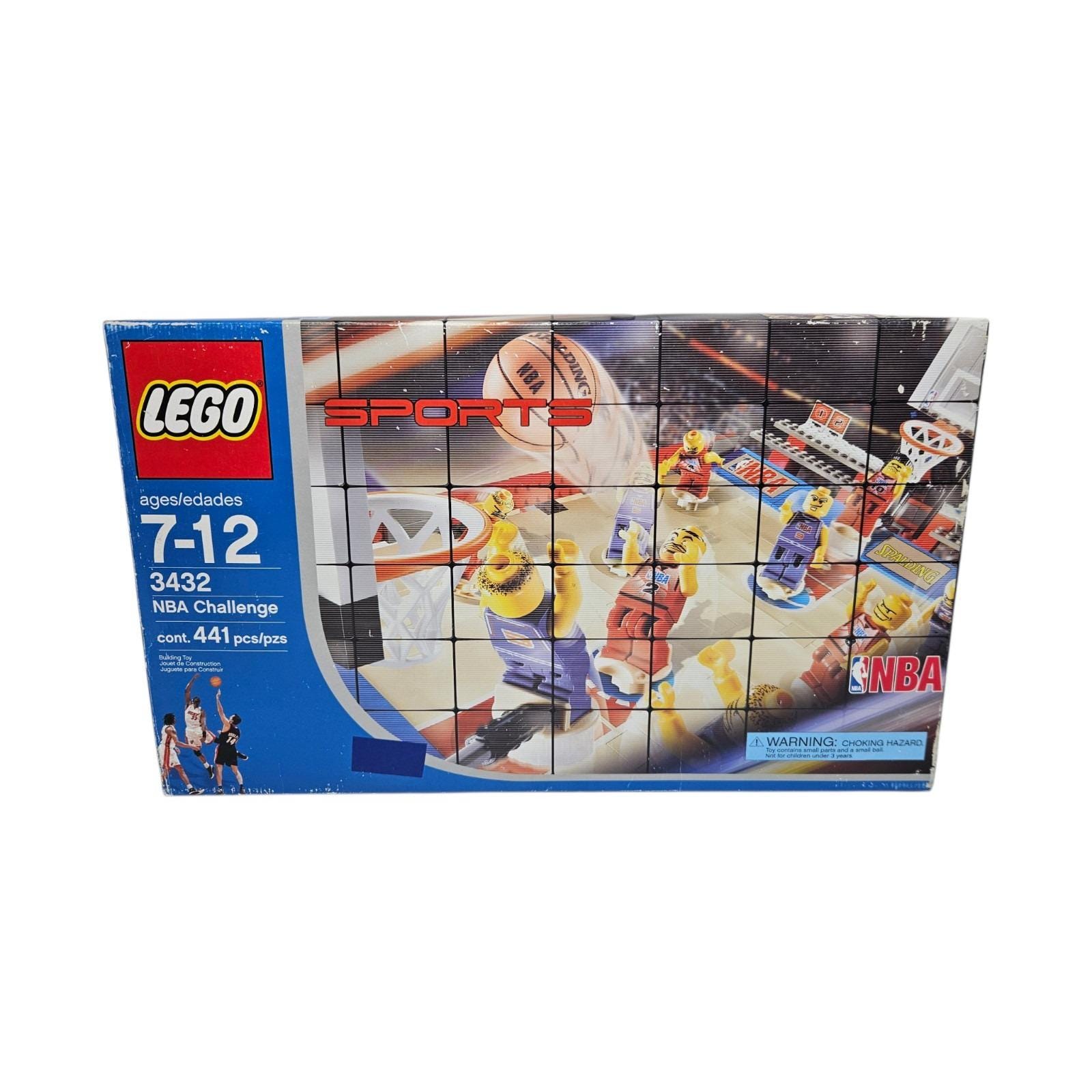 LEGO Sports NBA Challenge 3432 With Box Manual 99% Complete 2003