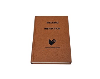 Welding Inspection American Welding Society Second Edition 1980 Hardcover Book Engineering Reference