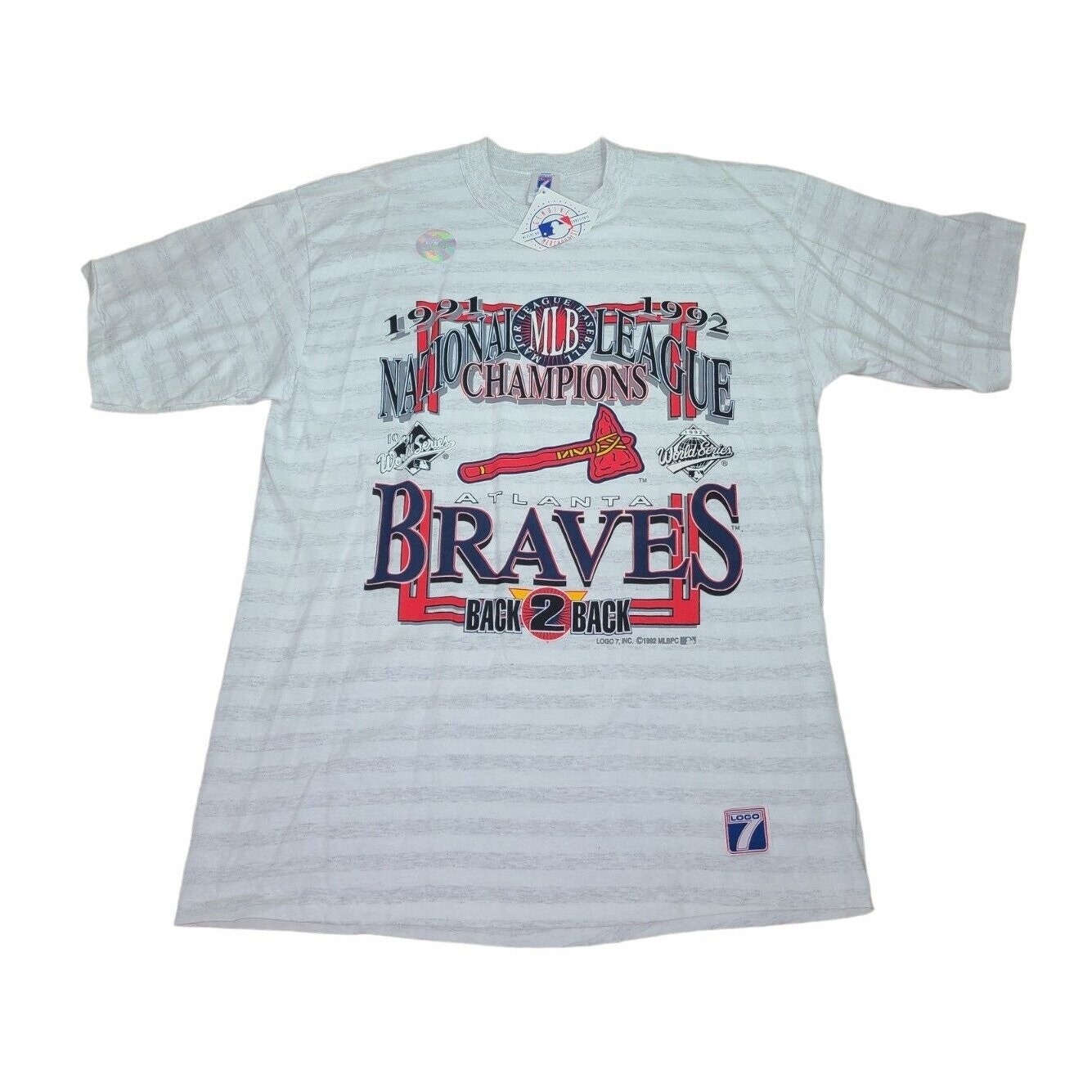 Atlanta Braves Rare Eastern Division Champions T Shirt XL NWT