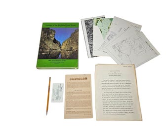 Geology of the Big Bend Area, Texas: Field Trip Guidebook w/ Maps & Extras 1972 Hardcover Reference Book