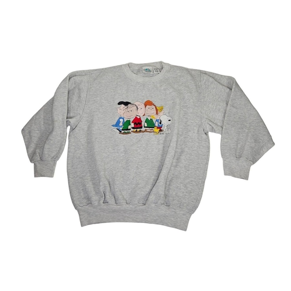 The Peanuts Gang Sweatshirt Etsy