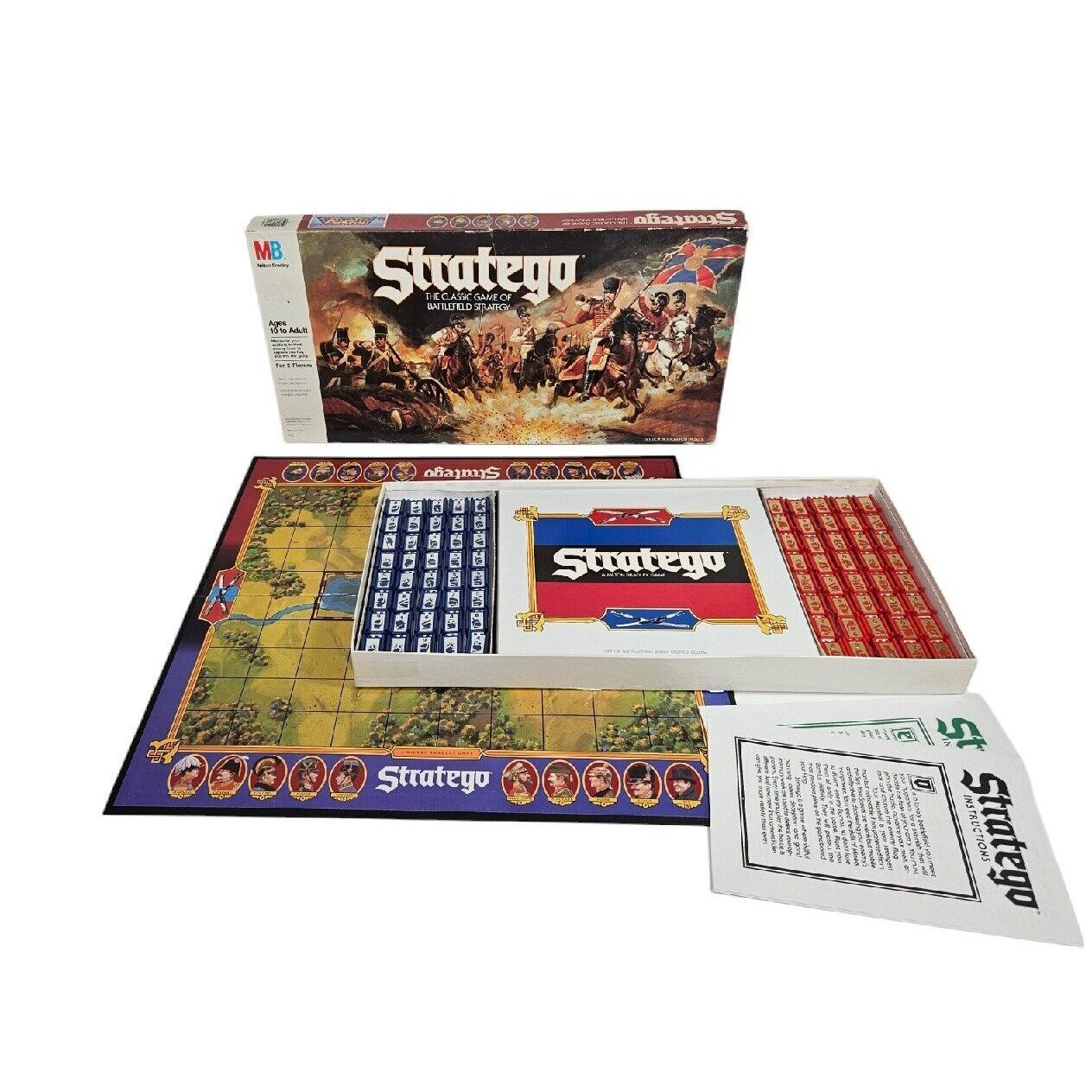VTG 1986 Stratego Board Game 100% Complete Battlefield Strategy Milton  Bradley Vintage Toys Games 80s Games 80s Toys 