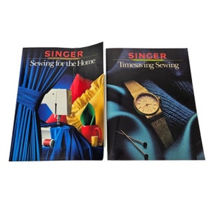 VTG Singer Sewing Reference Library Books Lot Of 2 Paperback - how to sewing books - instructional books