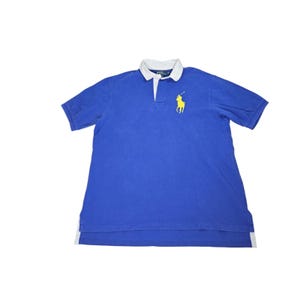 polo BIG PONY 青 90s 90s Ralph Lauren Big Pony Polo Shirt | ThriftTale