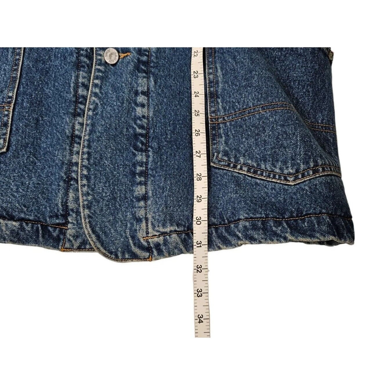 Vintage Armani Jeans Denim Jacket Coat Quilt Lined Parka Vintage Armani Jeans Denim Jacket Coat Quilt Lined Parka