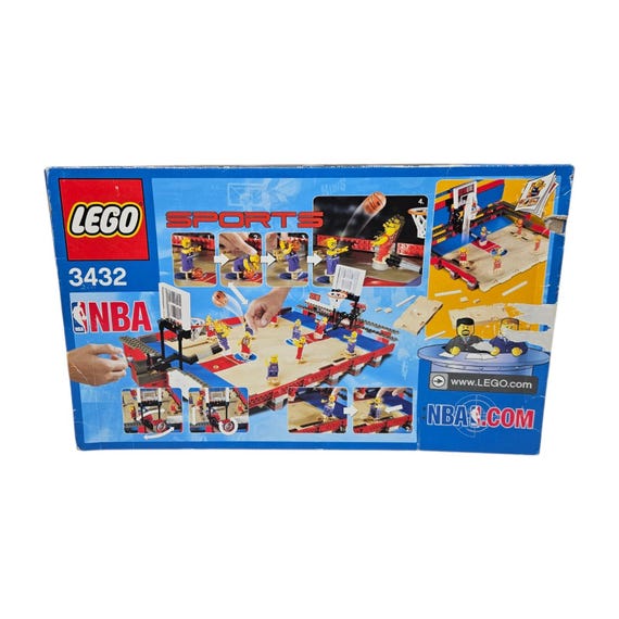 LEGO Sports NBA Challenge 3432 With Box Manual 99% Complete 2003 
