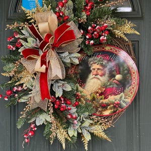 　Decorated Christmas Wreath Pink Christmas Wreath for Front Door, Pink Christmas Home