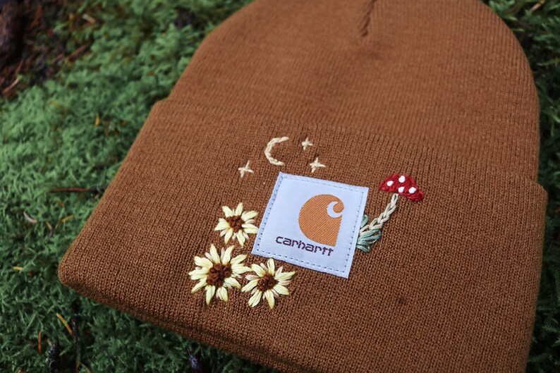 Whimsical Magic Embroidered Carhartt Beanies Personalized Etsy