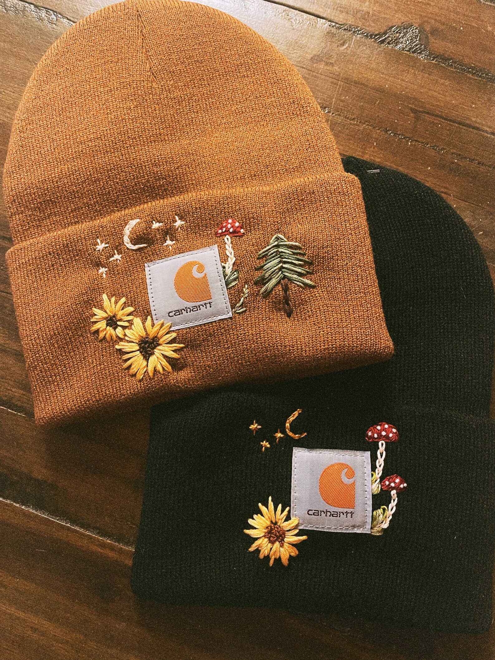 Whimsical Magic Embroidered Carhartt Beanies Personalized Etsy
