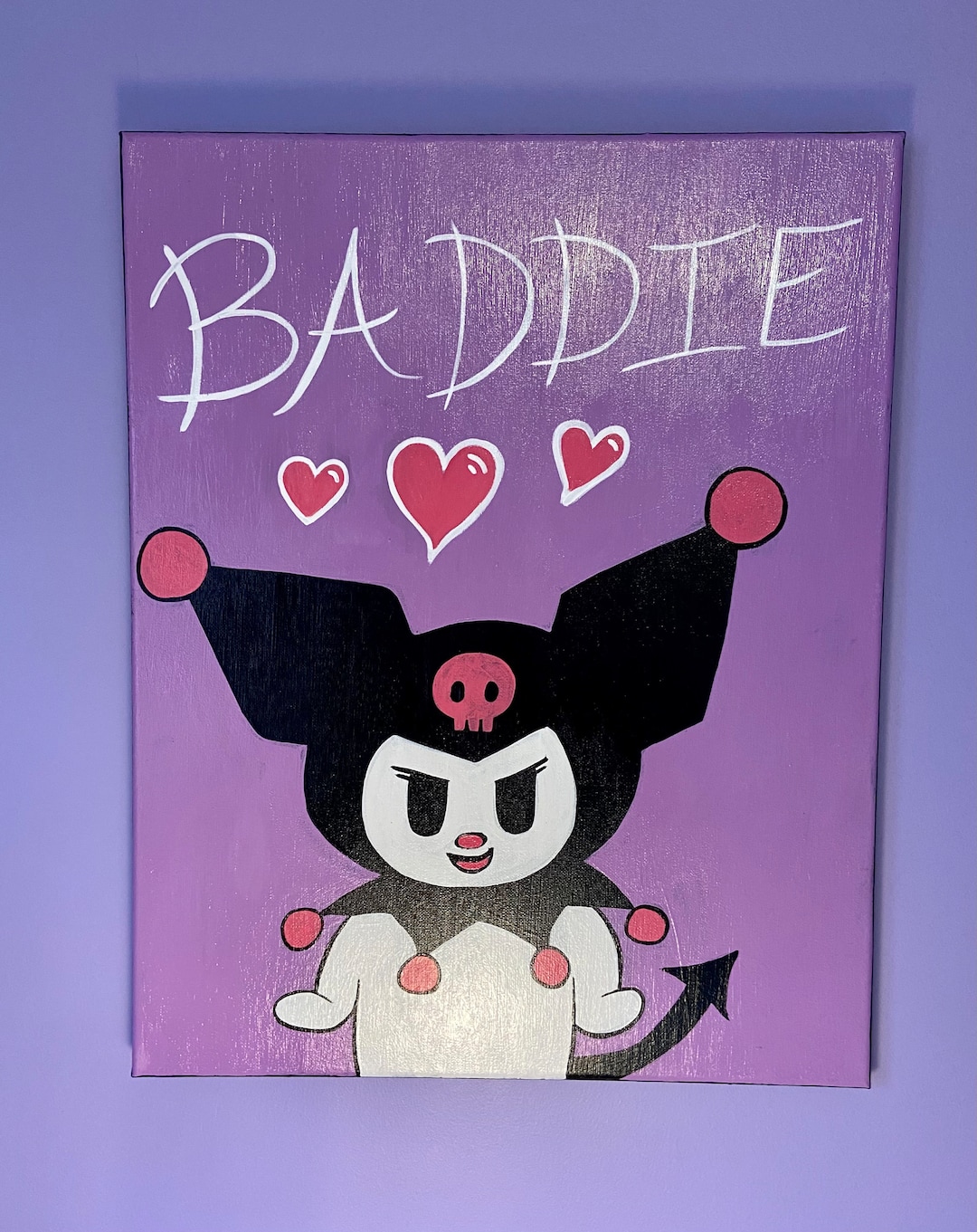 Kuromi Painting - Etsy