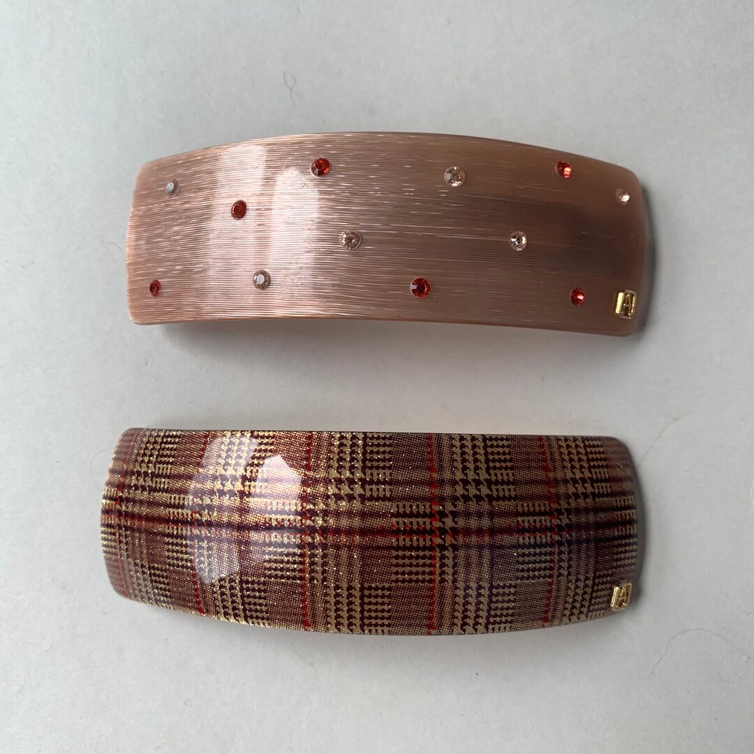 80’s Alexandre De Paris Purple Bar Barrette Sample by Alexandre De Paris
