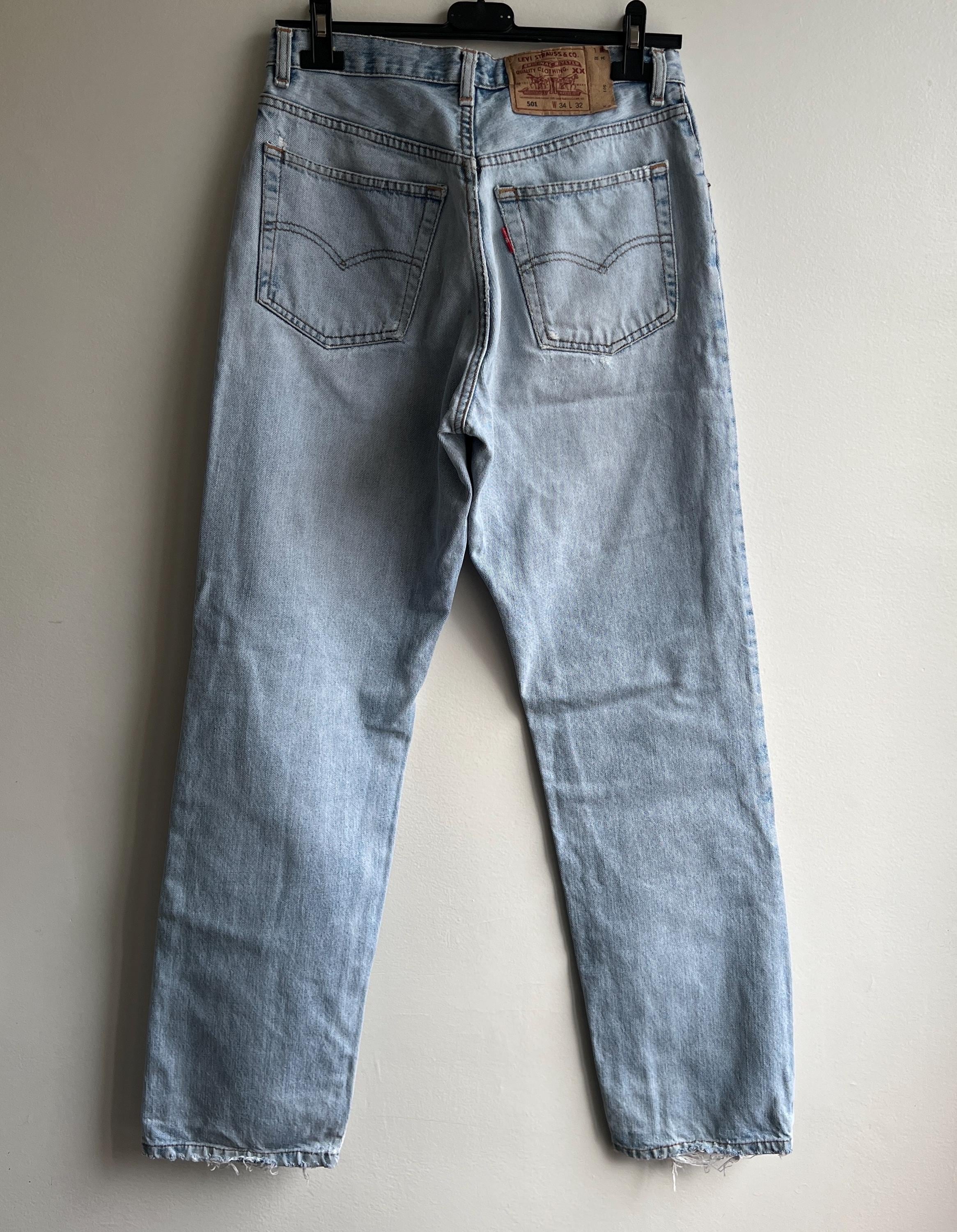 Levis 501 W34 L32 - Etsy UK