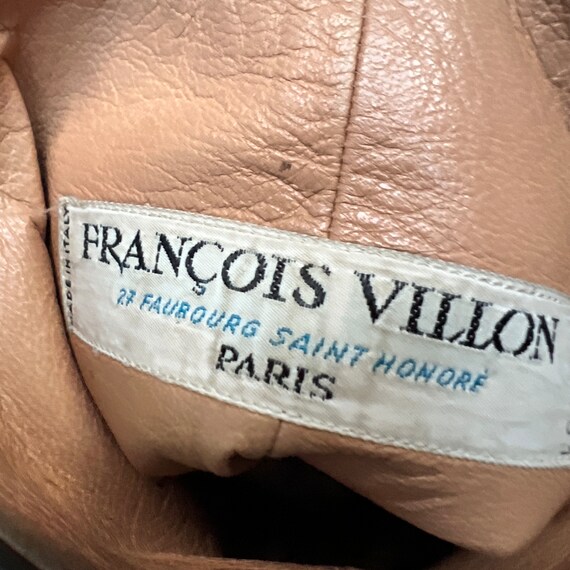 Rare Vintage François Villon Paris Womens Italian… - image 8