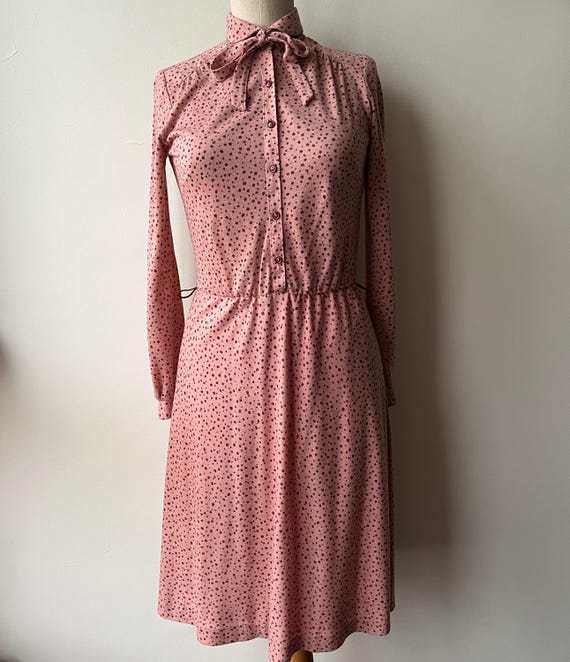 dusty pink polka dot dress Dusty Pink Polka Dot Mesh Maxi Dress