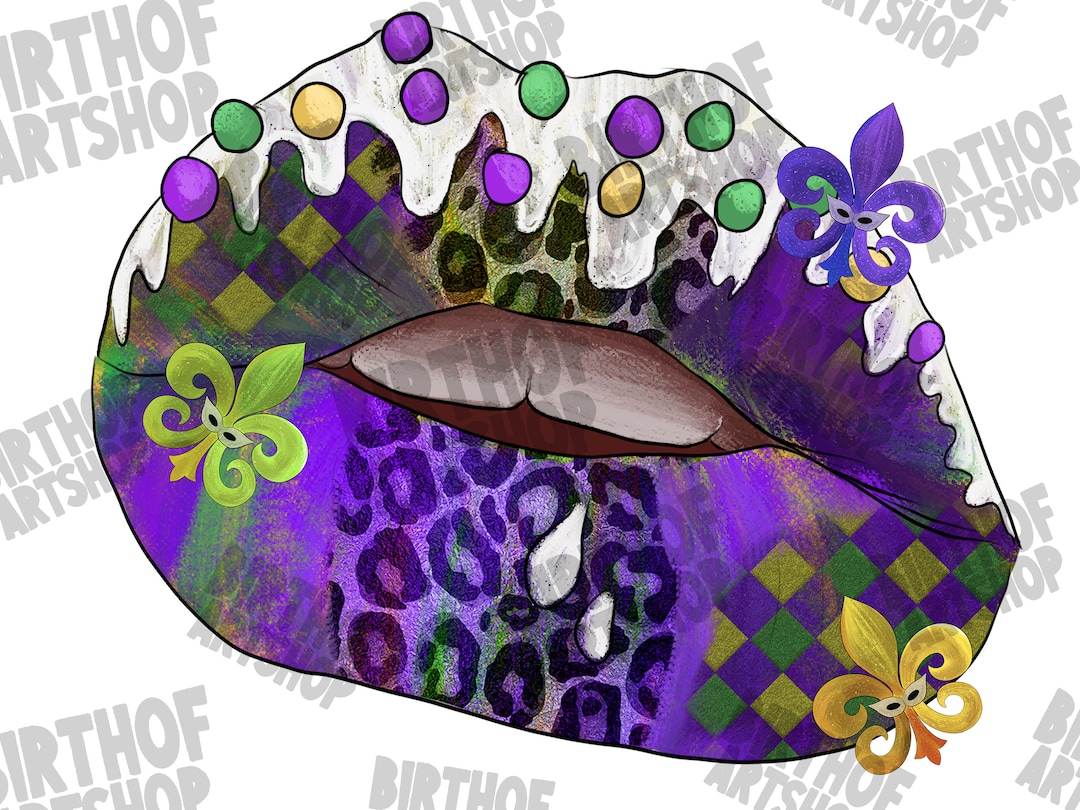 Mardi Gras Png, Mardi Gras Lip,happy Mardi Gras Png, Crawfish, Fleur De