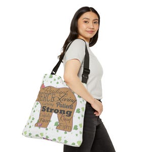 Mama Bear - A design for my Mom - Adjustable Tote Bag in 2 Sizes