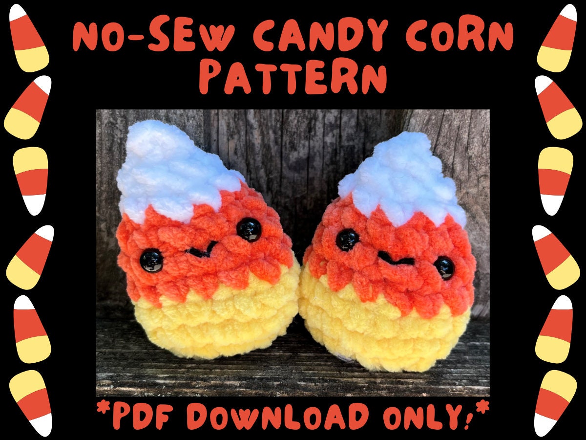 39 Candy Corn Crochet Patterns to Sweeten Your Autumn Decor 35 Candy Corn Pattern Crochet
