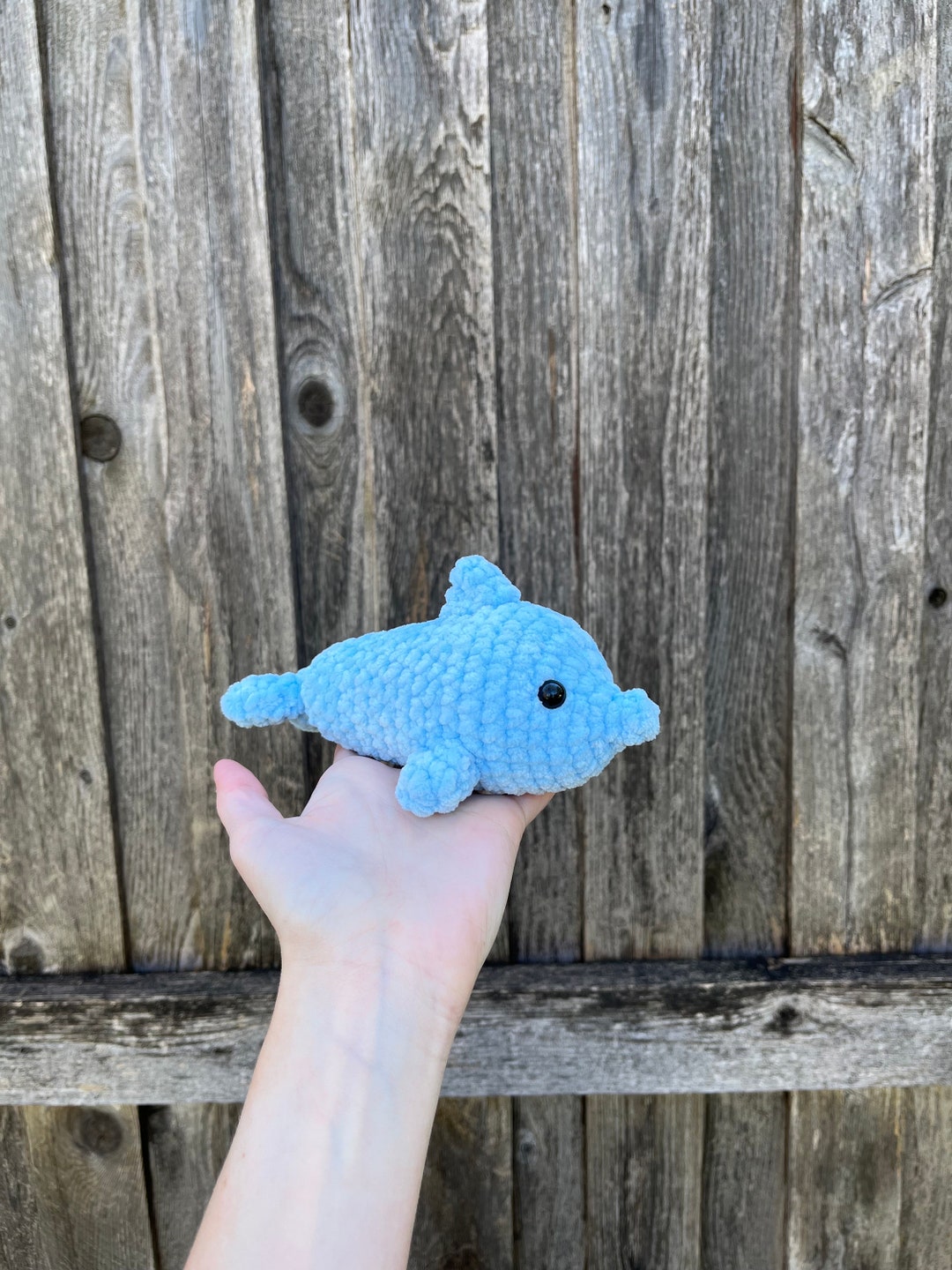 Crochet Dolphin Plushie Best Gift for Dolphin Lover Baby Etsy