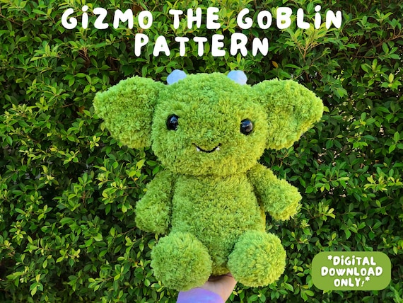 Gizmo the Goblin Crochet Pattern, PDF Digital Download for
