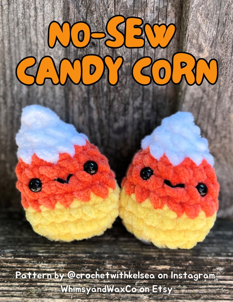 Candy Corn Pattern Crochet Pattern, Halloween Pattern for Beginners ...