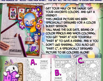 Sugah Share "Alice: Together Apart" Color Buddy - Instant Digital Download