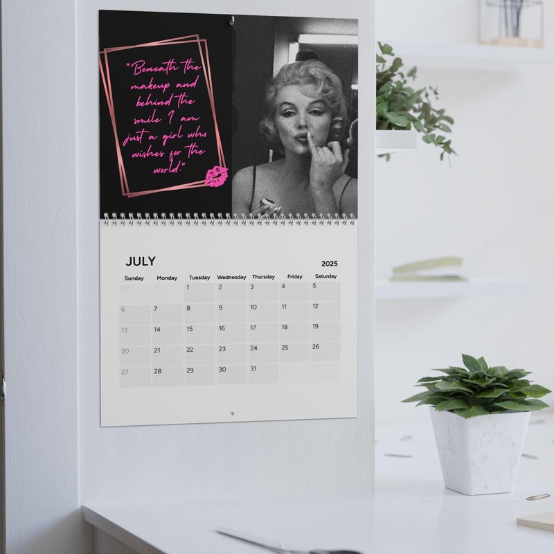 Glamour Calendars 2025 Etsy UK