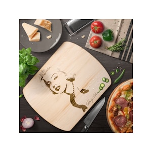 Marilyn Monroe Hardwood Cutting Board Vintage Hollywood Kitchen Decor Marilyn Monroe Classic Film Icon Cutting Board - 2 sizes x 2 colors!