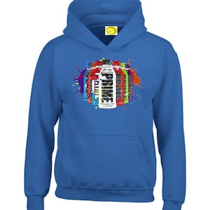 Prime Hydration Hoodie – Colorful Bottles Printed Hoodie, KSI and Logan Paul Inspired Energy Drink Unisex Sweatshirt for Kids & Adults