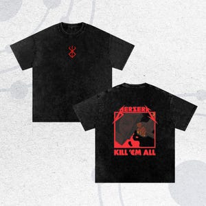 Berserk Oversized T-shirt - Men's Heavyweight Cotton Pump