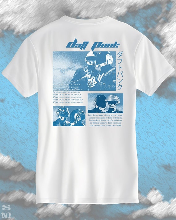 Daft Punk Bloo T-shirt - Etsy